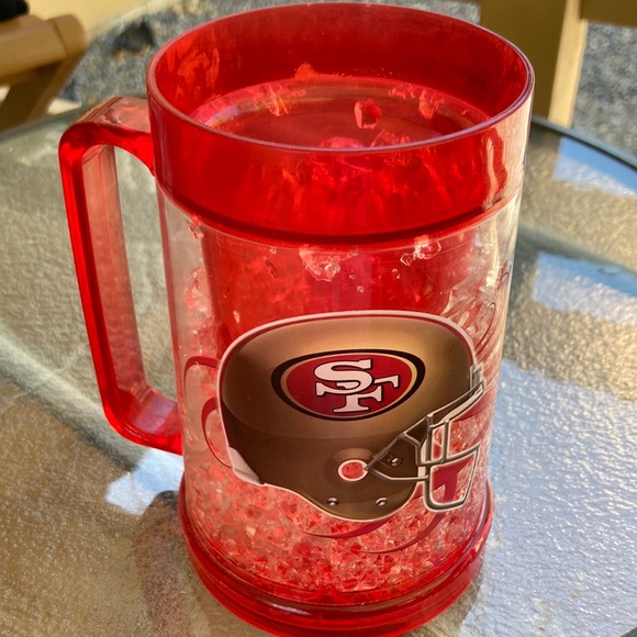 NFL Other - NFL Mug Crystal Ice Freezer Mug San Francisco 49er 16 oz Red